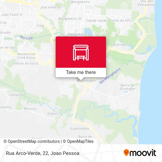 Rua Arco-Verde, 22 map