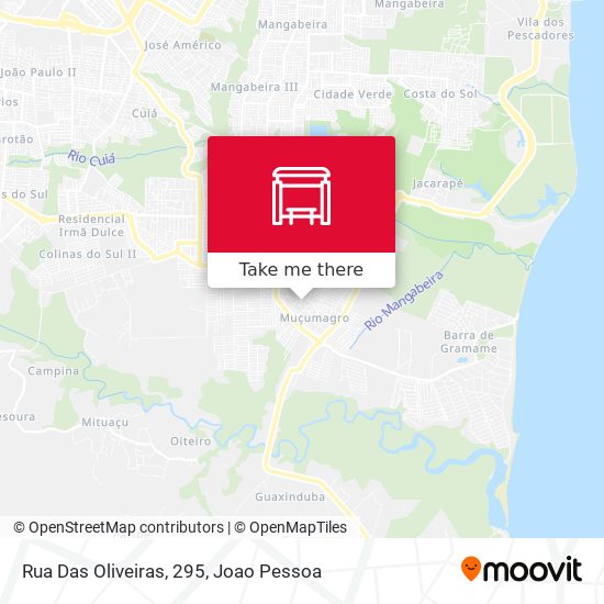 Rua Das Oliveiras, 295 map