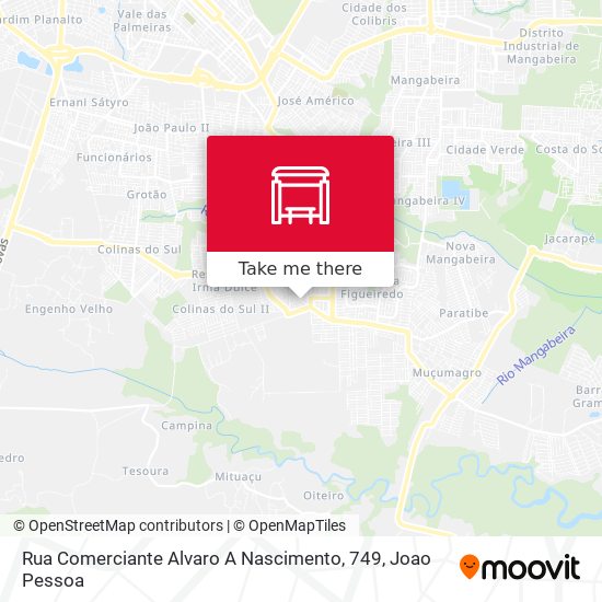 Mapa Rua Comerciante Alvaro A Nascimento, 749