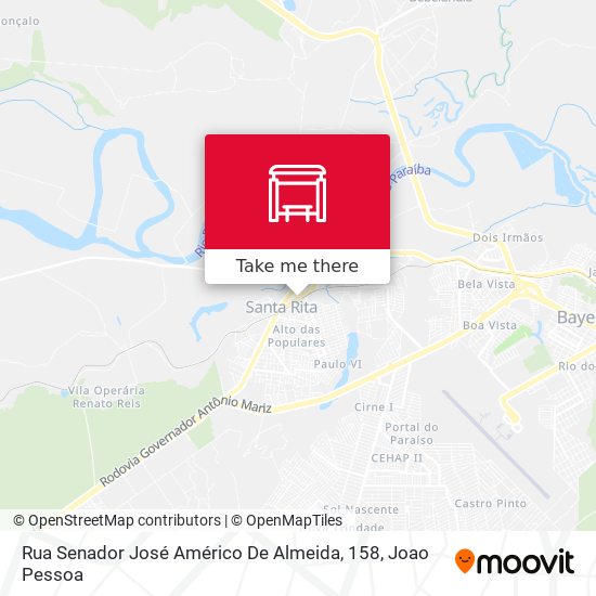 Rua Senador José Américo De Almeida, 158 map