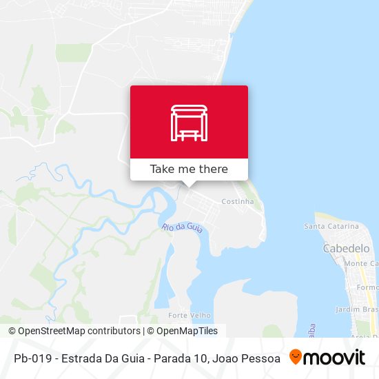 Pb-019 - Estrada Da Guia - Parada 10 map
