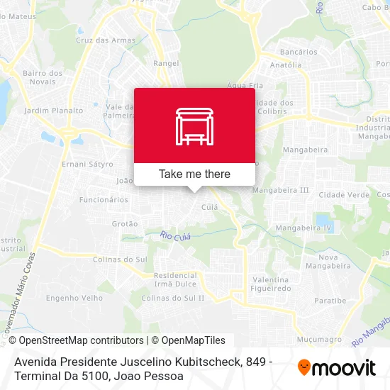 Avenida Presidente Juscelino Kubitscheck, 849 - Terminal Da 5100 map