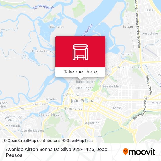 Avenida Airton Senna Da Silva 928-1426 map