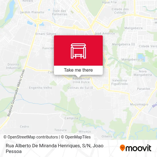 Rua Alberto De Miranda Henriques, S / N map