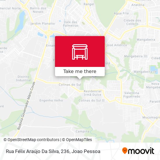 Rua Félix Araújo Da Silva, 236 map