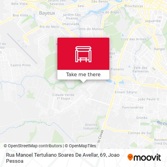 Rua Manoel Tertuliano Soares De Avellar, 69 map