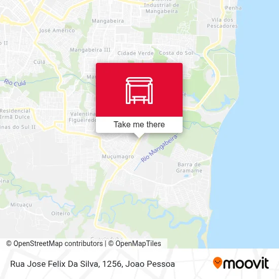 Rua Jose Felix Da Silva, 1256 map