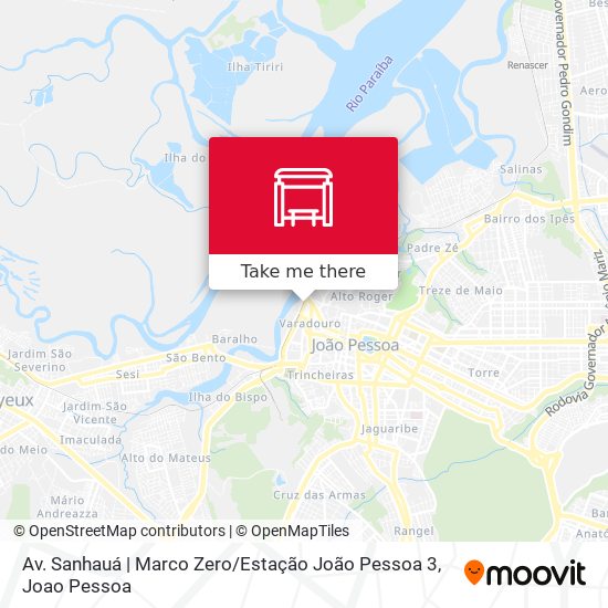 Mapa Av. Sanhauá | Marco Zero / Estação João Pessoa 3