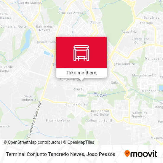 Terminal Conjunto Tancredo Neves map