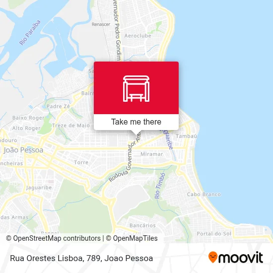 Rua Orestes Lisboa, 789 map