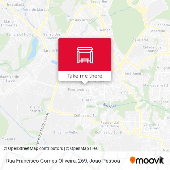 Rua Francisco Gomes Oliveira, 269 map