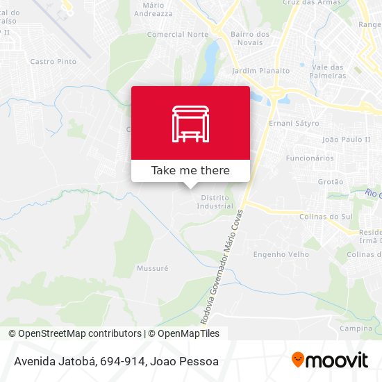 Avenida Jatobá, 694-914 map