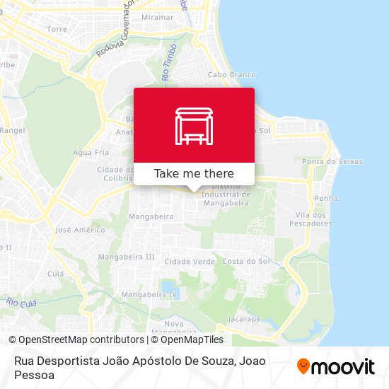 Mapa Rua Desportista João Apóstolo De Souza