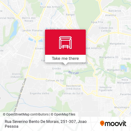 Rua Severino Bento De Morais, 251-307 map