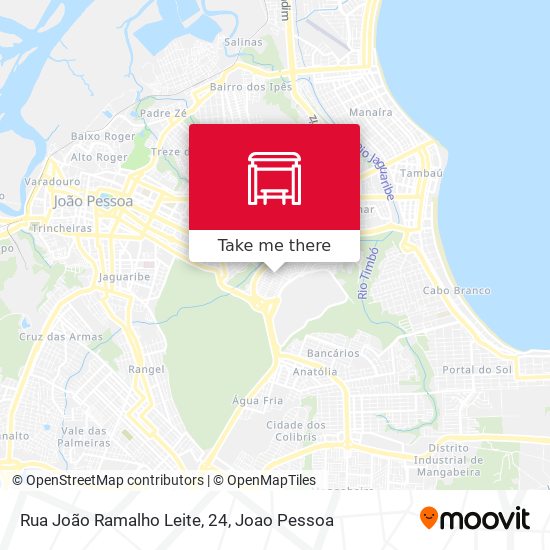 Rua João Ramalho Leite, 24 map
