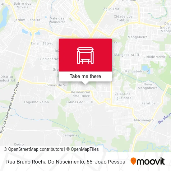 Rua Bruno Rocha Do Nascimento, 65 map
