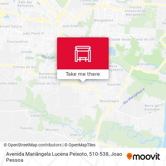 Avenida Mariângela Lucena Peixoto, 510-538 map