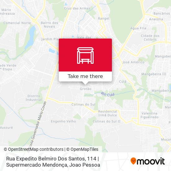 Rua Expedito Belmiro Dos Santos, 114 | Supermercado Mendonça map