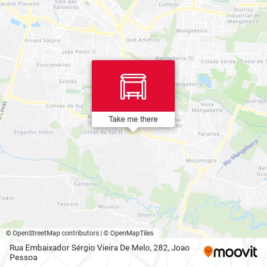 Rua Embaixador Sérgio Vieira De Melo, 282 map