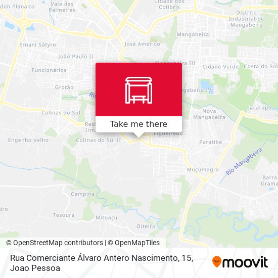 Mapa Rua Comerciante Álvaro Antero Nascimento, 15