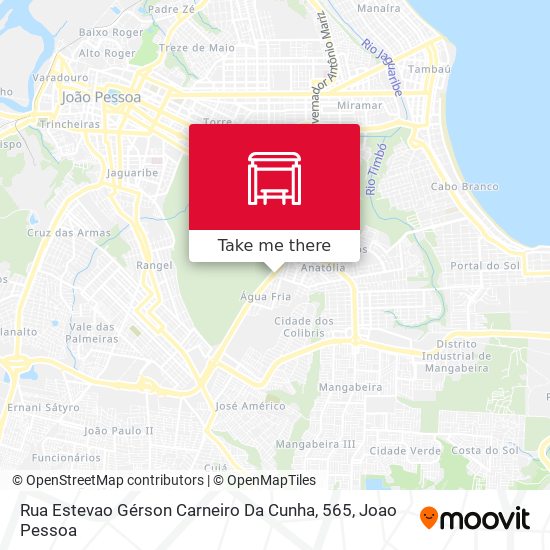 Mapa Rua Estevao Gérson Carneiro Da Cunha, 565