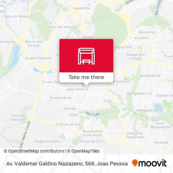 Av. Valdemar Galdino Naziazeno, 568 map