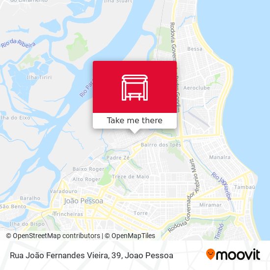 Mapa Rua João Fernandes Vieira, 39
