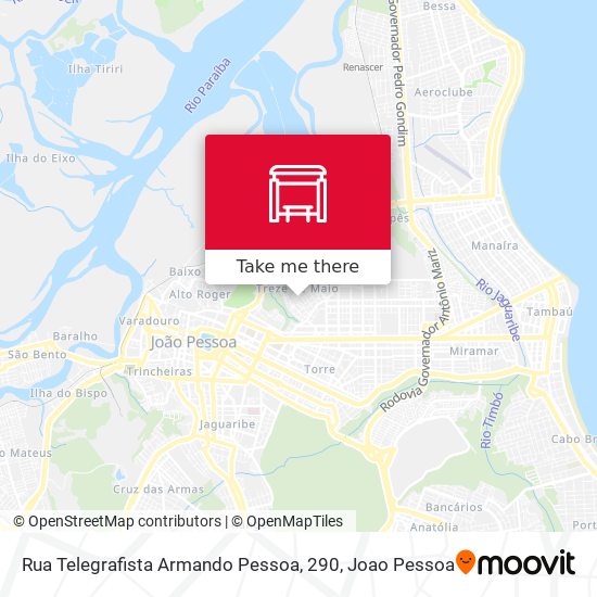 Rua Telegrafista Armando Pessoa, 290 map