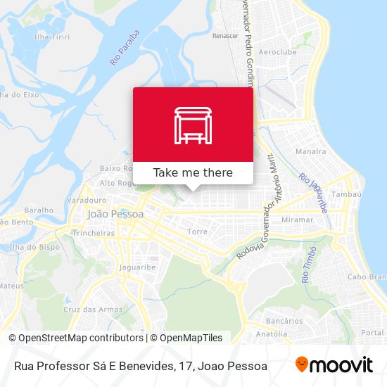 Mapa Rua Professor Sá E Benevides, 17