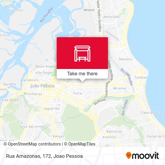 Rua Amazonas, 172 map