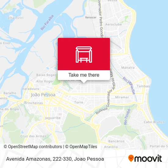 Avenida Amazonas, 222-330 map