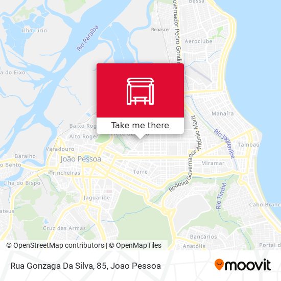 Mapa Rua Gonzaga Da Silva, 85