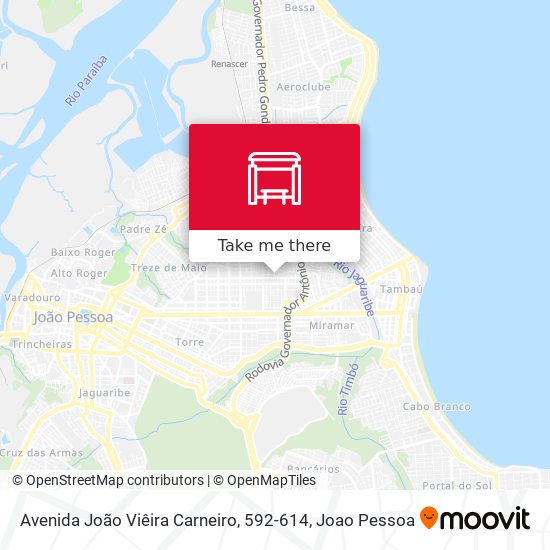 Avenida João Viêira Carneiro, 592-614 map