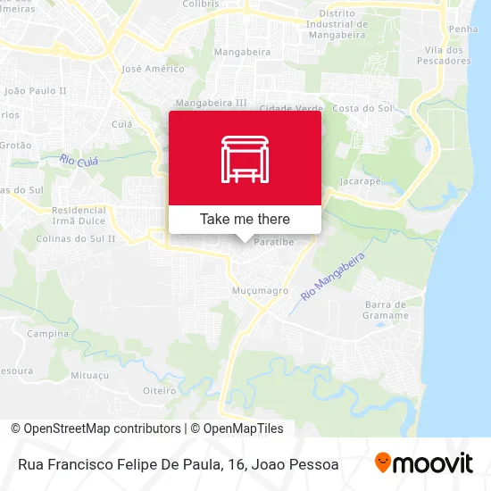 Rua Francisco Felipe De Paula, 16 map