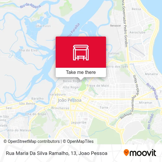Rua Maria Da Silva Ramalho, 13 map