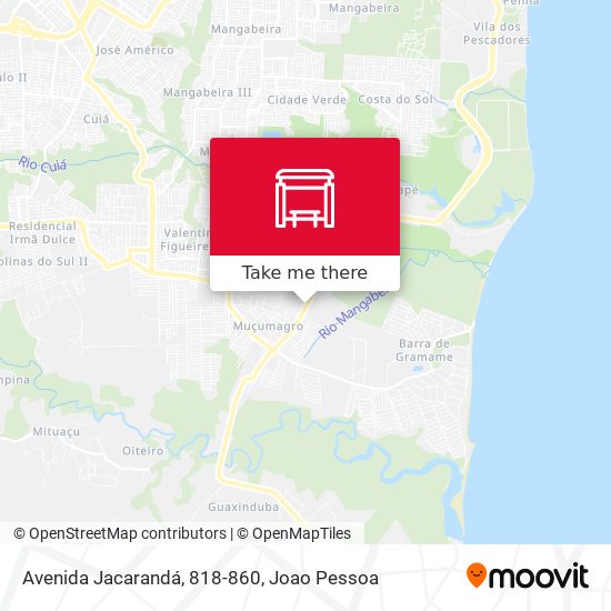 Avenida Jacarandá, 818-860 map