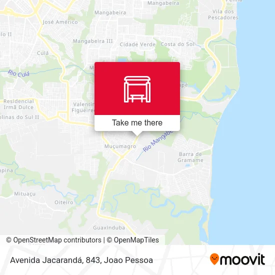 Avenida Jacarandá, 843 map