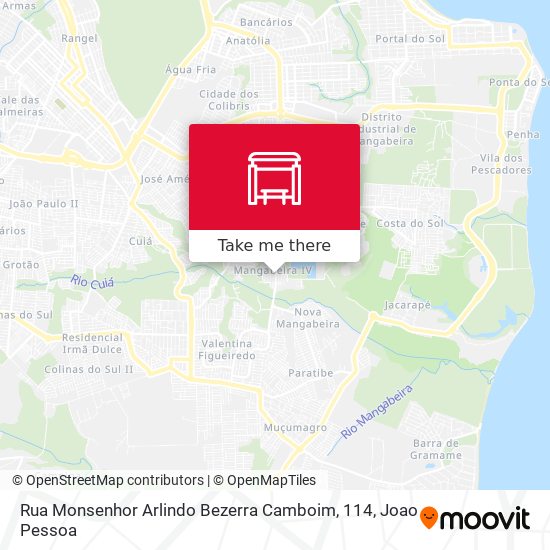 Rua Monsenhor Arlindo Bezerra Camboim, 114 map