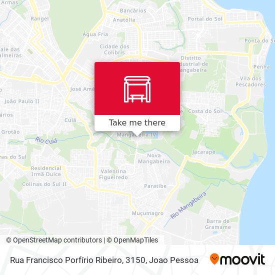 Rua Francisco Porfírio Ribeiro, 3150 map