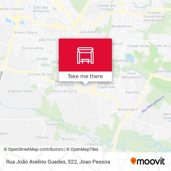 Rua João Avelino Guedes, 522 map