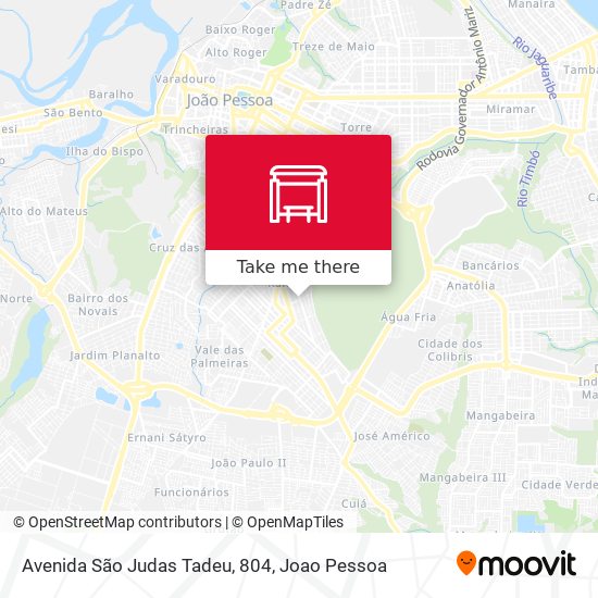 Mapa Avenida São Judas Tadeu, 804