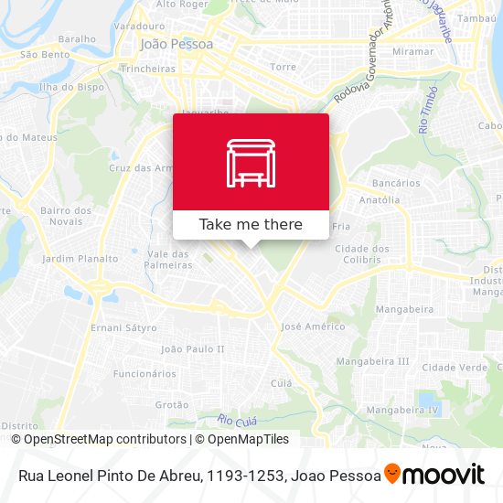 Rua Leonel Pinto De Abreu, 1193-1253 map