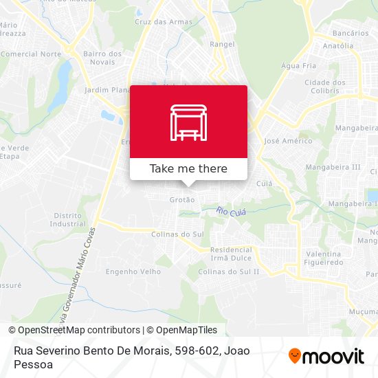 Rua Severino Bento De Morais, 598-602 map