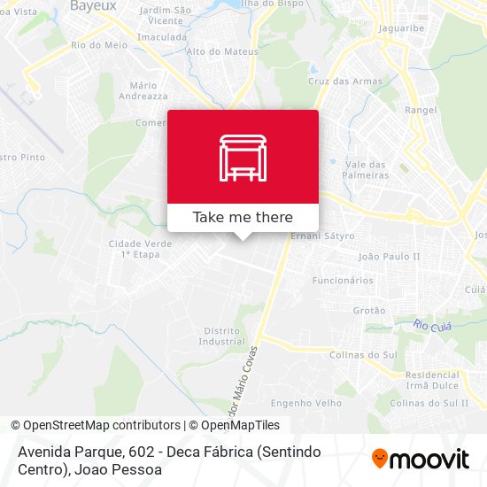 Avenida Parque, 602 - Deca Fábrica (Sentindo Centro) map