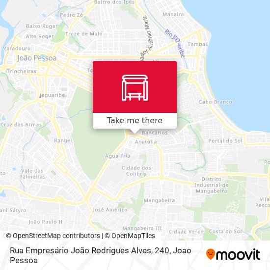 Mapa Rua Empresário João Rodrigues Alves, 240