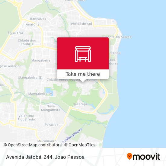Avenida Jatobá, 244 map
