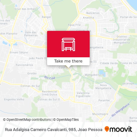 Rua Adalgisa Carneiro Cavalcanti, 985 map