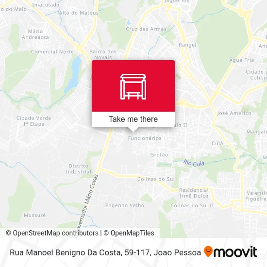 Rua Manoel Benigno Da Costa, 59-117 map