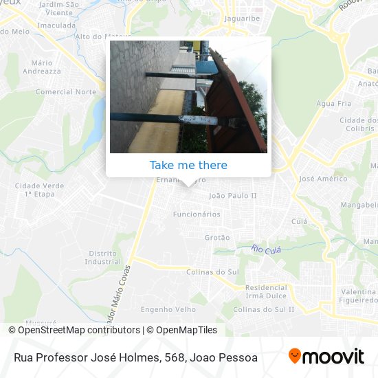 Rua Professor José Holmes, 568 map
