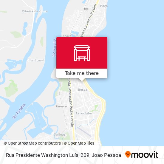 Mapa Rua Presidente Washington Luís, 209